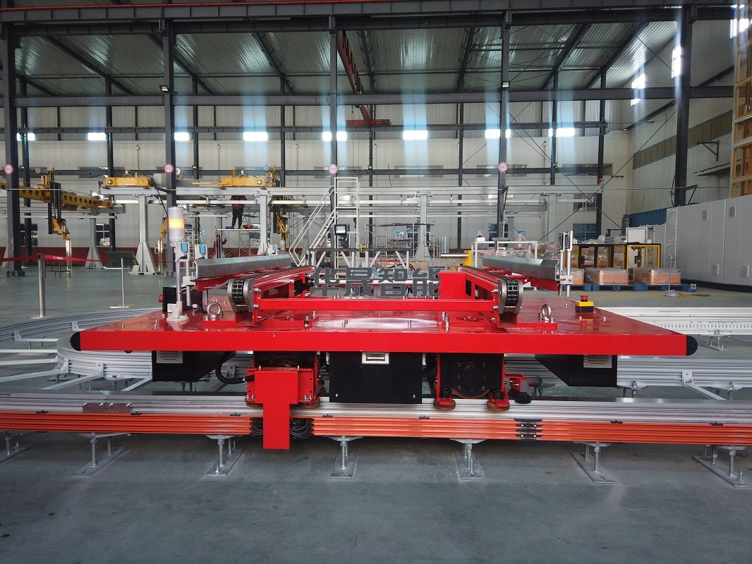 Straight line shuttle system