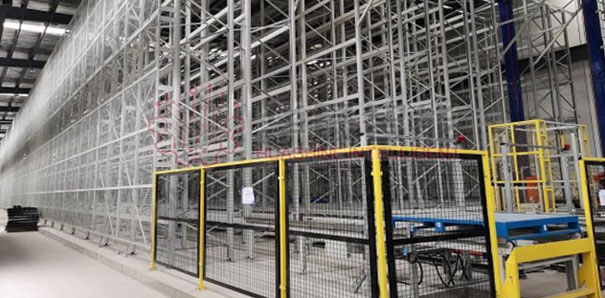 How is the flow of tire ASRS warehouse in and out